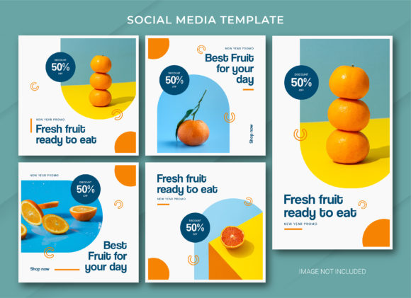 Beverage Social Media Premium Template: A Fresh Visual Identity
