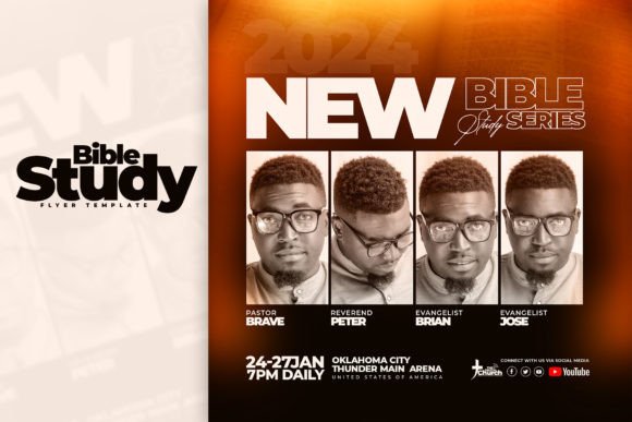 Bible Study Flyer Template PSD: Your Design Blueprint