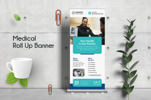 Elevate Your Clinic’s Marketing with a Professional Medical Roll Up Banner