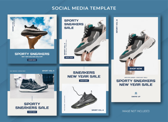 Elevate Your Feed with the Sneakers Social Media Premium Template