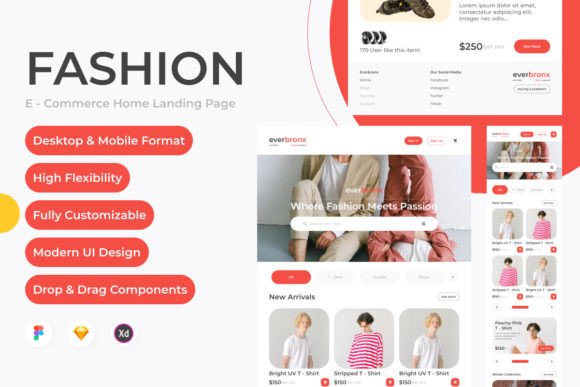 Everbronx Landing Page: Where Fashion Meets Digital Sophistication