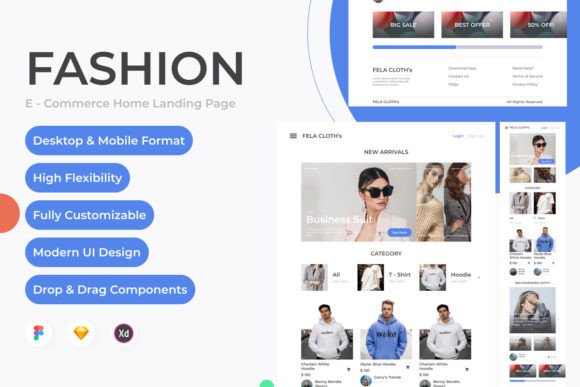 Fela Cloth's Website Landing Page: Your Digital Atelier
