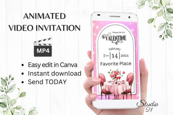 Instant Romance: Create Your Digital Valentine's Day Invitation