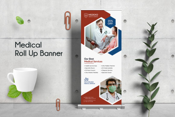Stop the Scroll: Designing a High-Impact Medical Roll Up Banner