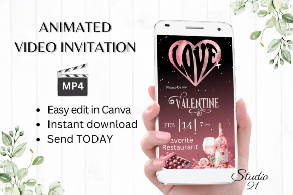 Valentine's Day Invitation: A Modern Twist on Romance